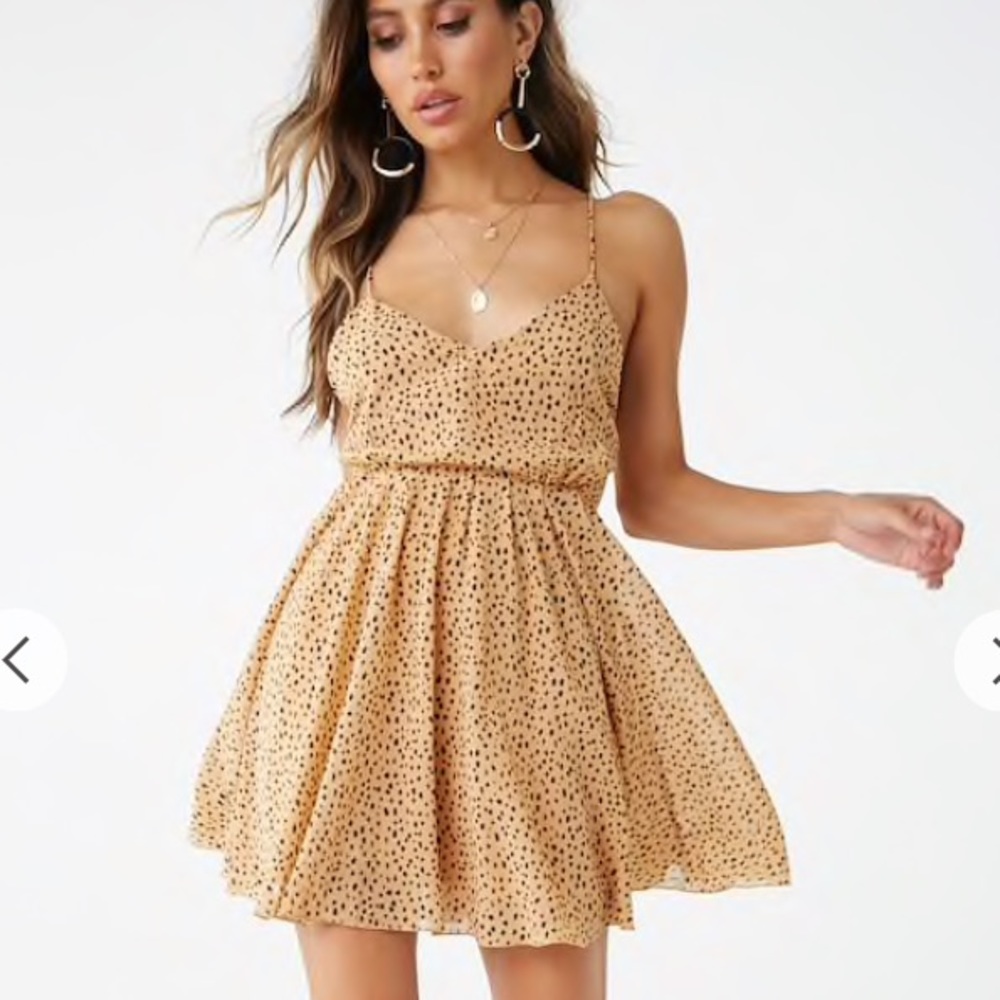 Cheetah Print Mini Dress